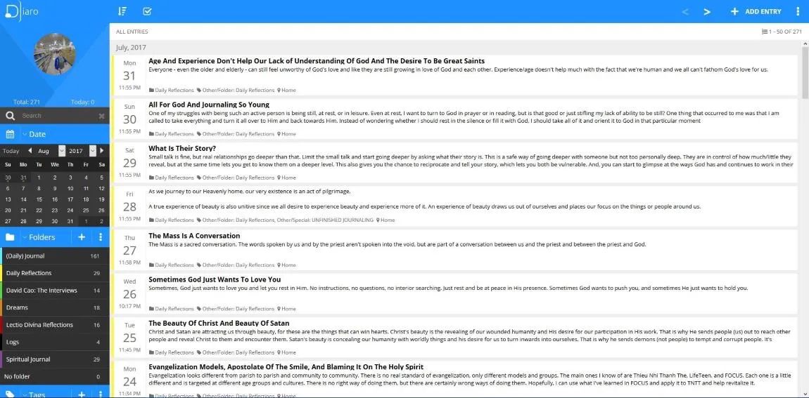 Diaro Web App Diaro Web App