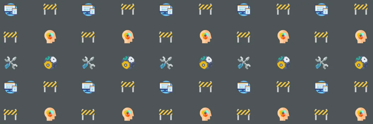 website construction icons